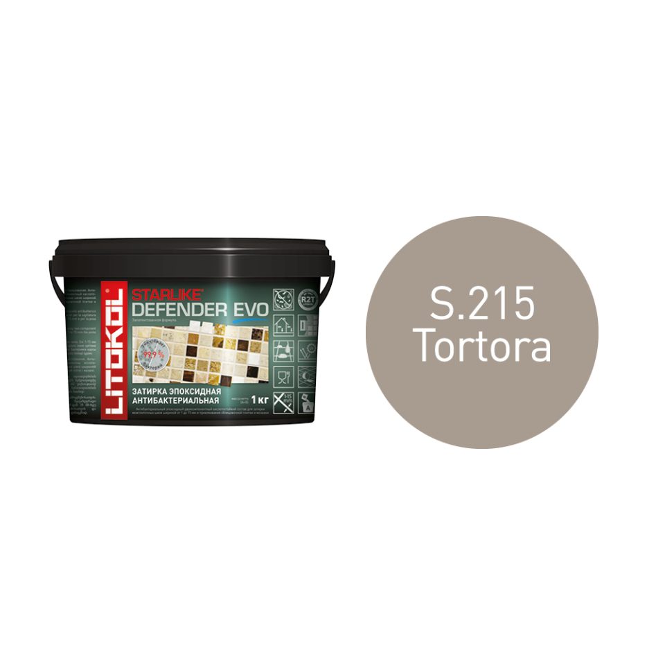 Купить STARLIKE Defender EVO S.215 TORTORA антибакт.затир.смесь 2kg bucket в Уфе #2