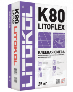 Купить LitoFlex K80 белый-клеевая смесь 25kg bag в Уфе