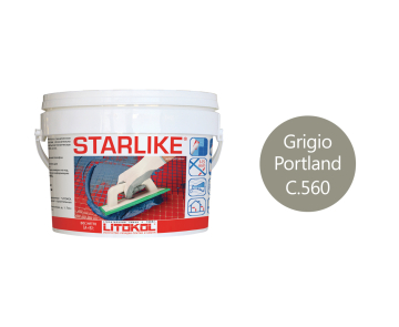 Купить STARLIKE C.530 AZZURRO PASTELLO затир.смесь 5kg bucket в Самаре