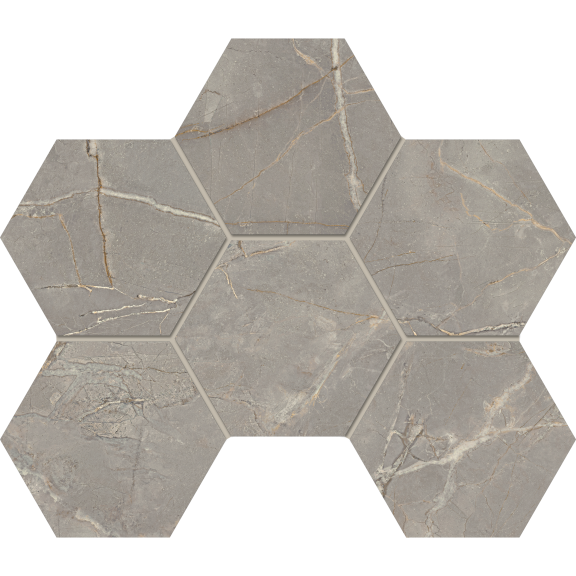 Мозаика BR03 Hexagon 25x28,5 полир.