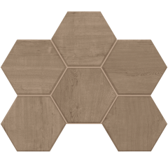 Купить Мозаика CW03 Гексагон 25x28,5 непол. в Уфе