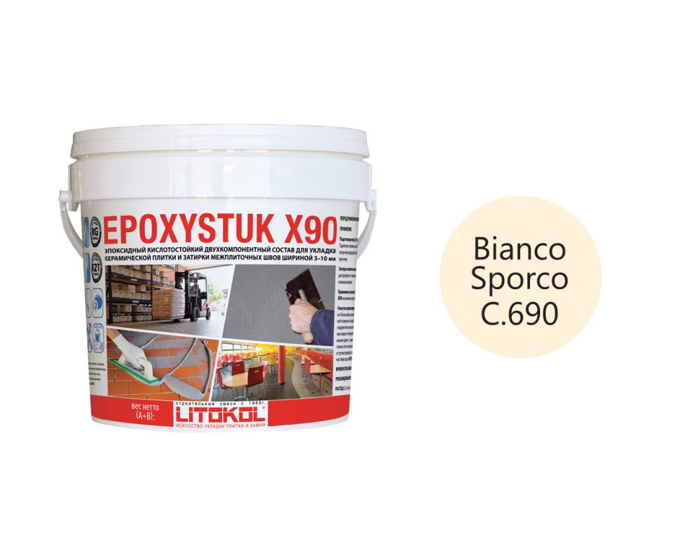 Купить EPOXYSTUK X90 C.690 BIANCO SPORCO 5kg bucket в Уфе #2