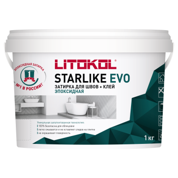 Купить STARLIKE EVO S.140 NERO GRAFITE затир.смесь (1kg bucket) в Москве-1