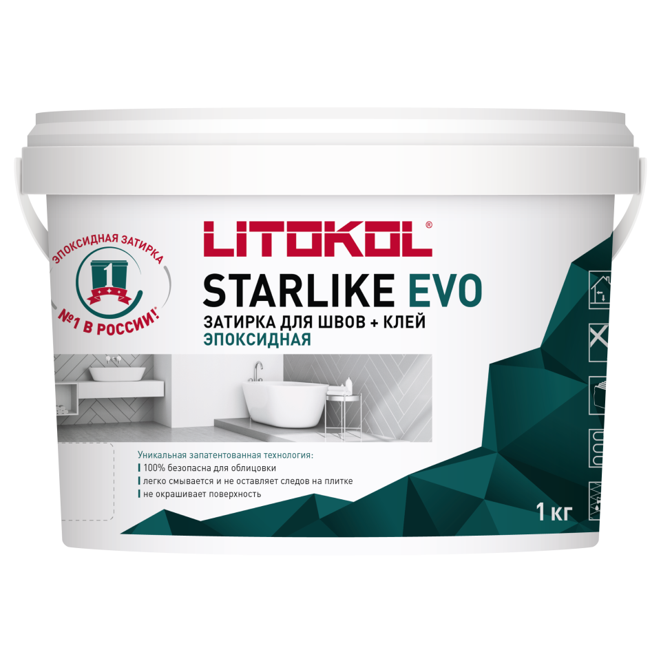 Купить STARLIKE EVO S.140 NERO GRAFITE затир.смесь (1kg bucket) в Уфе