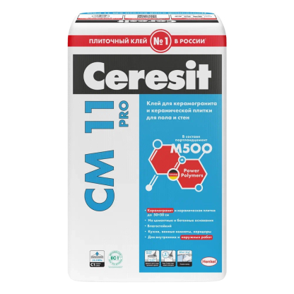 Ceresit CM11/25кг, PRO Плиточный клей, РФ