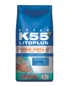 Купить LitoPlus K55-клеевая смесь 5kg Al.bag в Уфе #2