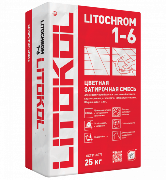 Купить LITOCHROM 1-6 C.00 белая-затир.смесь 5kg Al.bag в Краснодаре