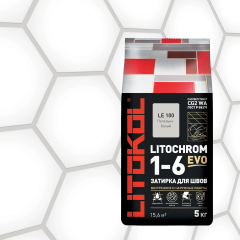 Купить LITOCHROM 1-6 EVO LE 100 пепельно-белый 5kg Al.bag в Уфе