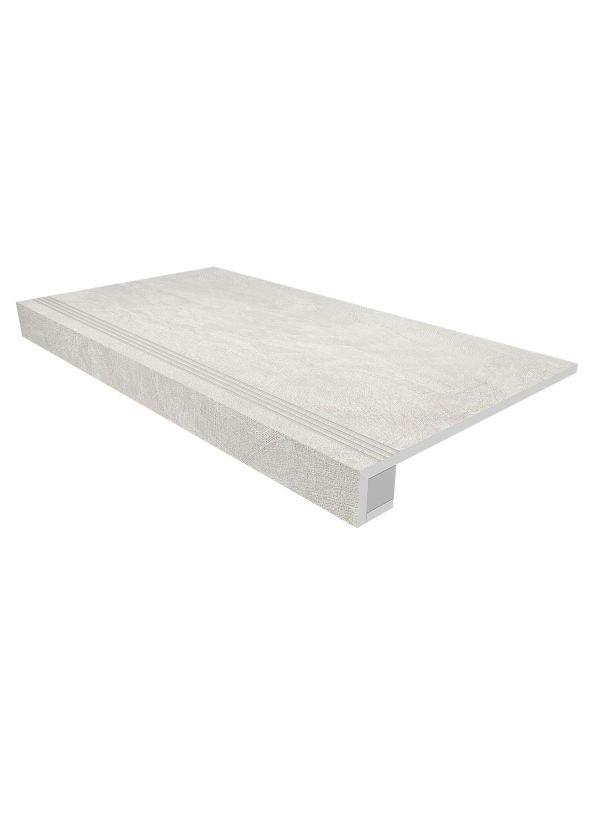 Купить Комплект (Ступень SR00 (33x120) непол. (прямоугол. бортик) с насечками + Подступенок (14,5x120)) в Москве-1