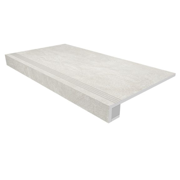 Комплект (Ступень SR00 (33x120) непол. (прямоугол. бортик) + Подступенок (14,5x120))