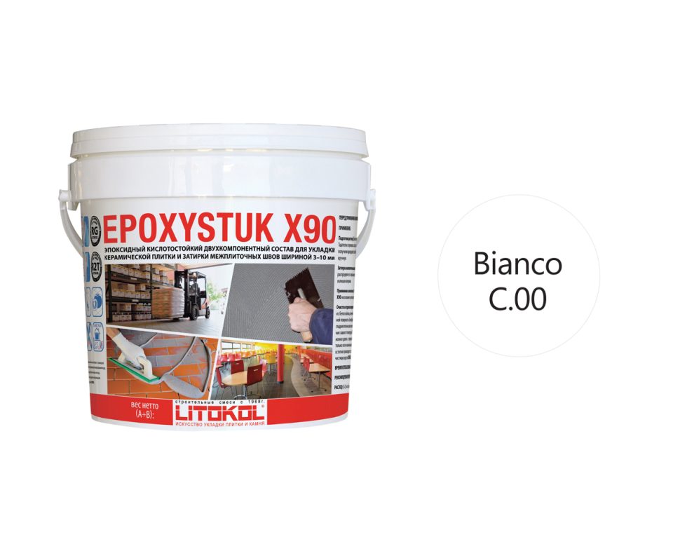Купить EPOXYSTUK X90 C.00 BIANCO 5kg bucket в Уфе #2