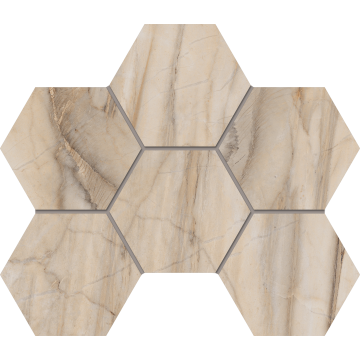 Купить Мозаика BR01 Гексагон 25x28,5x9 непол. в Уфе