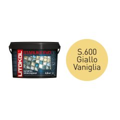 Купить STARLIKE EVO S.600 GIALLO VANIGLIA затир.смесь (2,5kg bucket) в Уфе