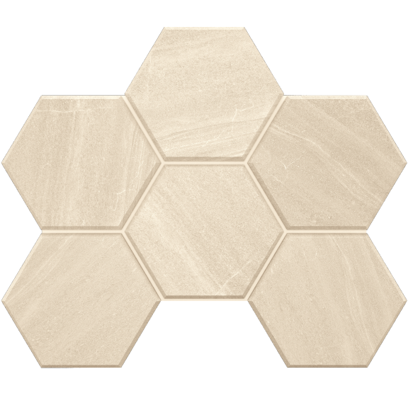 Мозаика GB01 Hexagon 25x28,5 непол.