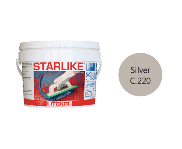 Купить LITOCHROM Starlike С.280 GRIGIO FANGO затир.смесь (5kg bucket) в Самаре