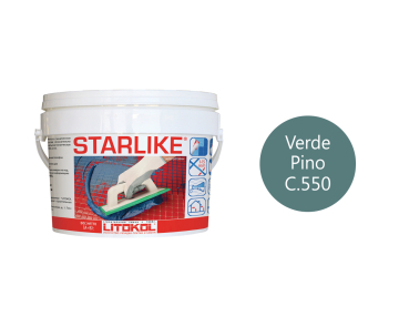 Купить STARLIKE C.540 VERDE SALVIA затир.смесь 5kg bucket в Самаре