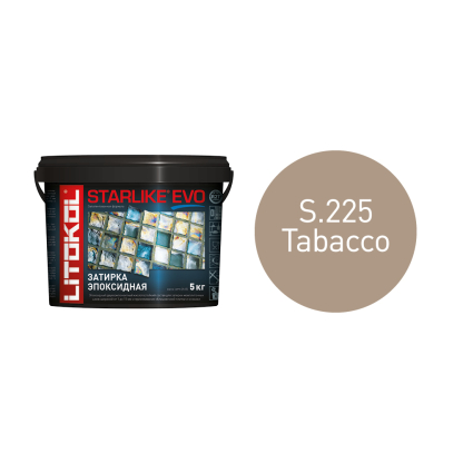 STARLIKE EVO S.225 TABACCO затир.смесь (5kg bucket)