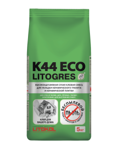 Купить Litogres К44 ECO- беспылевая клеевая смесь 5kg Al.bag в Уфе