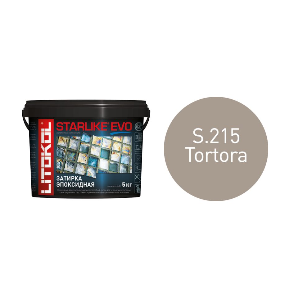 Купить STARLIKE EVO S.215 TORTORA затир.смесь (5kg bucket) в Уфе