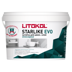 Купить STARLIKE EVO S.100 BIANCO ASSOLUTO затир.смесь (1kg bucket) в Уфе