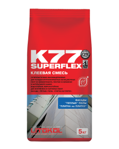 Купить SUPERFLEX K77 серый-клеевая смесь 5kg bag в Уфе #2