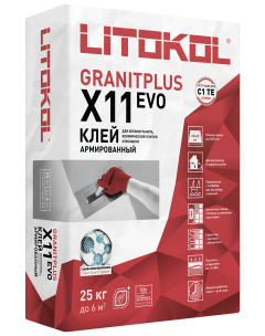 Купить LitoKol X11 EVO серый-клеевая смесь 25kg bag в Уфе