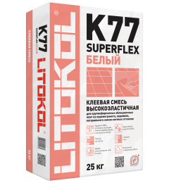 Купить SuperFlex K77 белый-клеевая смесь 25kg bag в Уфе #2