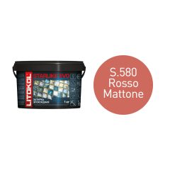 Купить STARLIKE EVO S.580 ROSSO MATTONE затир.смесь (1kg bucket) в Уфе