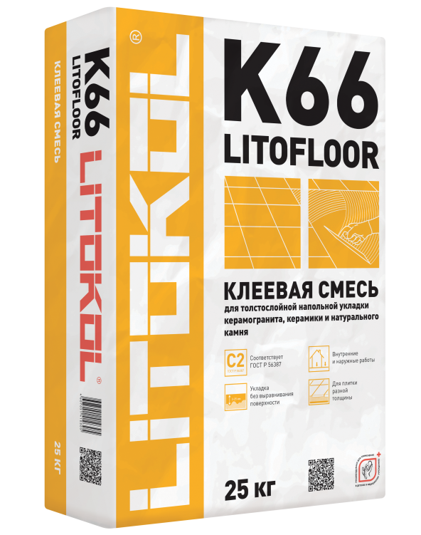 Купить LitoFloor K66-клеевая смесь 25kg bag в Нижнем Новгороде-2