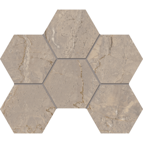 Купить Мозаика BR02 Hexagon 25x28,5 полир. в Красноярске-1