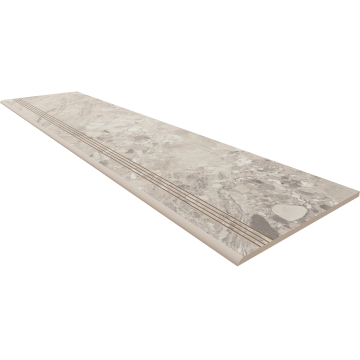 Купить Комплект (Ступень OM01 (33x120) непол. (прямоугол. бортик) без насечек + Подступенок (14,5x120)) в Новосибирске