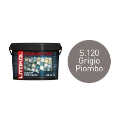 Купить STARLIKE EVO S.120 GRIGIO PIOMBO затир.смесь (2,5kg bucket) в Уфе #2