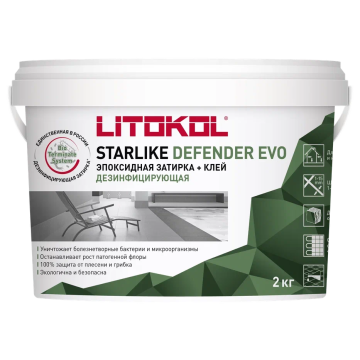 Купить STARLIKE EVO S.202 NATURALE эпоксидный состав для укладки и затирки мозаики и керамической плитки 5kg bucket в Нижнем Новгороде