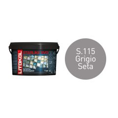 Купить STARLIKE EVO S.115 GRIGIO SETA затир.смесь (1kg bucket) в Уфе #2