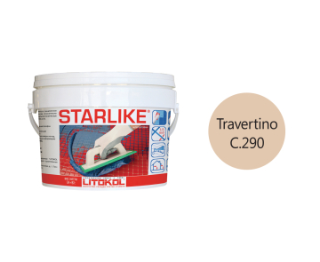 Купить STARLIKE C.290 TRAVERTINO затир.смесь 2,5kg bucket в Самаре