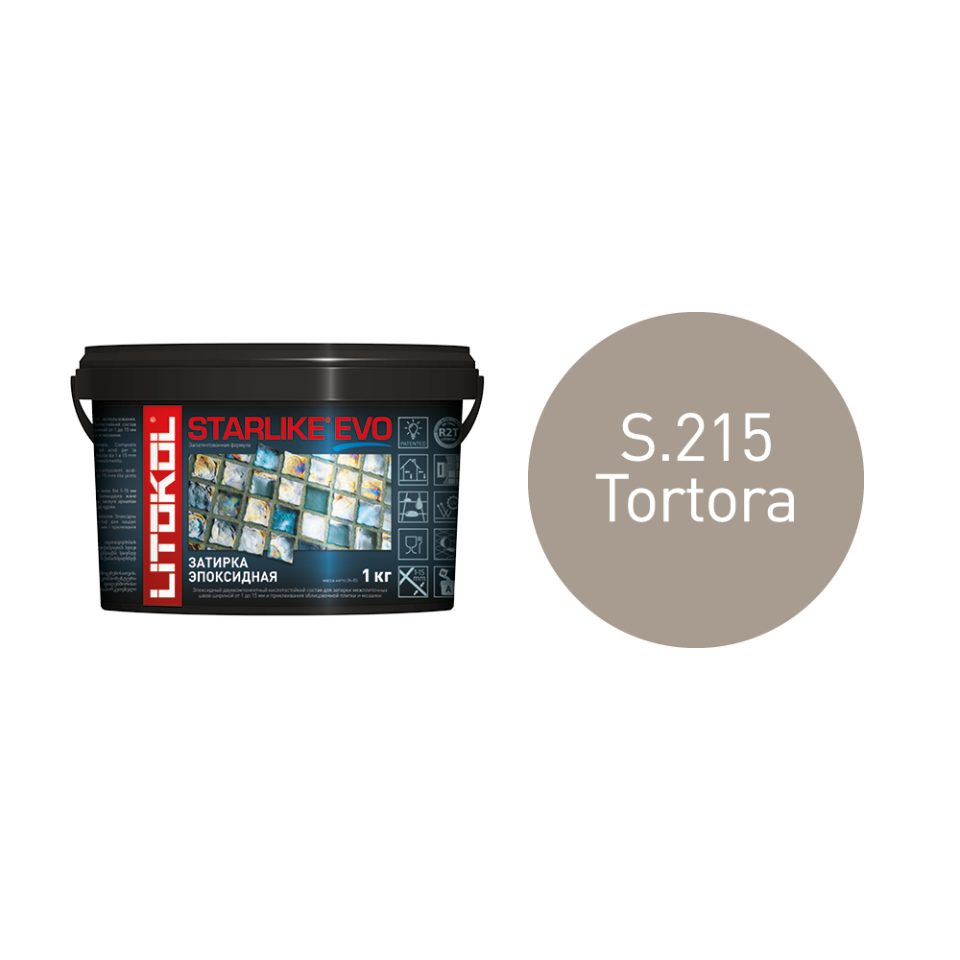 Купить STARLIKE EVO S.215 TORTORA затир.смесь (1kg bucket) в Уфе