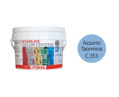 Купить LITOCHROM Starlike C.353 СOLORCRYSTAL AzzurroTaor. 2,5kg bucket в Уфе