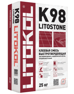 Купить LitoStone К98 серый-клеевая смесь 25kg bag в Уфе #2