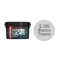 Купить STARLIKE EVO S.105 BIANCO TITANIO затир.смесь (1kg bucket) в Уфе #2